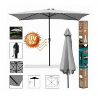 Sombrilla de Jardín URBAN LIVING 3X2 Metros UV50+ Gris