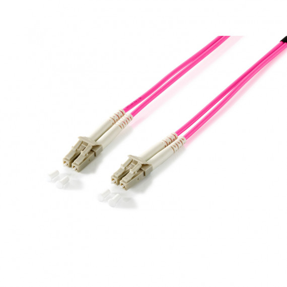 Cable de Fibra óptica EQUIP Lc/m a Lc/m OM4 Multimodo 10M Gris/violeta (EQ255516)