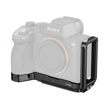Placa de Montaje en Forma de L SMALLRIG 6034 con Ranura para Airtag para Sony Alpha 7 V / 7R V / 7 Iv