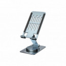 Soporte CONCEPTRONIC para Smartphone Giratorio y Plegable, Base Rotación 360°, Altura Ajustable, Plata (THANA08G)