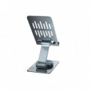 Soporte CONCEPTRONIC para Smartphone Giratorio y Plegable, Base Rotación 360°, Altura Ajustable, Plata (THANA08G)