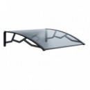 Marquesina ARTPLAST PE100120T de Policarbonato Transparente (965X1190X282 Mm)