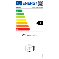 Monitor VIEWSONIC VA2708-HDJ Led 27" IPS Full Hd, 100HZ, 5MS, 250CD/M², Altura Ajustable, Hdmi/dp/vga, Vesa