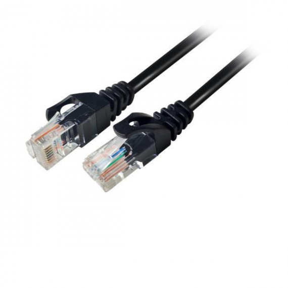 Cable NILOX FIBRA/CAT.6 M/m 0.5M Gris (NXECAT6UTP-0.5)
