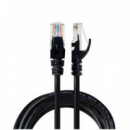 Cable NILOX FIBRA/CAT.6 M/m 0.5M Gris (NXECAT6UTP-0.5)