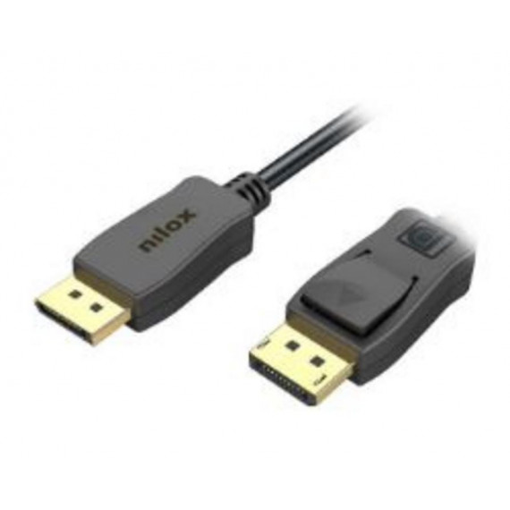 Cable NILOX Dp/dp 1.4 Audio-video 3M Negro (NXDP-1.4-3R)