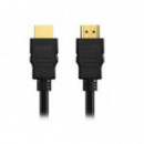 Cable NILOX HDMI 1.4 Ethernet 4K 30HZ M/m 1M Negro (NXHDMI-1.4-1)
