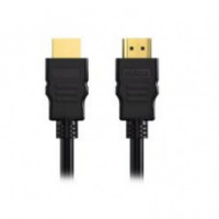 Cable NILOX HDMI 1.4 Ethernet 4K 30HZ M/m 1M Negro (NXHDMI-1.4-1)