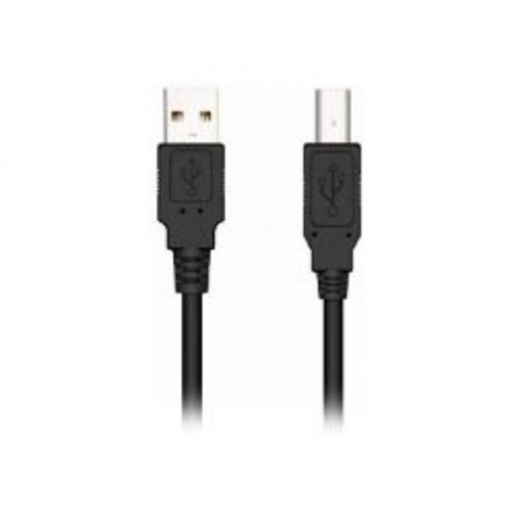 Cable Alargador NILOX Usb-a 2.0/M a Usb-b 2.0/M 1.8M Negro (NXUSB2-AB-2)