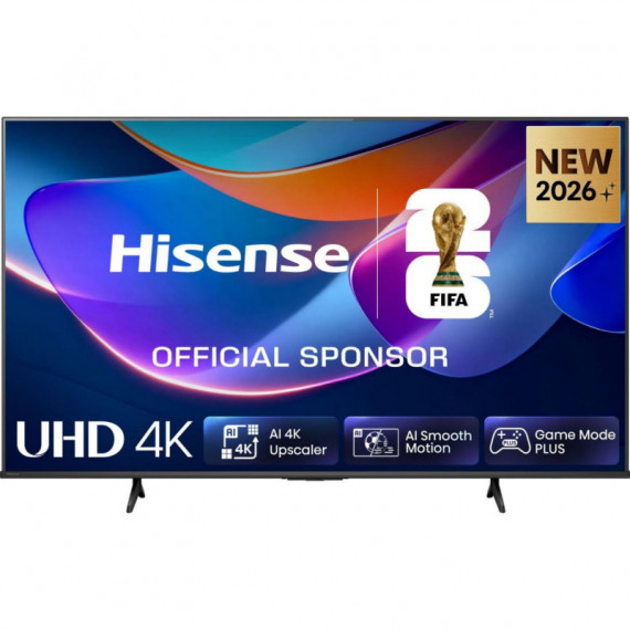 Televisor HISENSE 43" Qled 4K Uhd Smart TV Wifi Negro (43A6S)