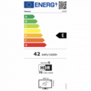 Televisor HISENSE 43" Qled 4K Uhd Smart TV Wifi Negro (43A6S)