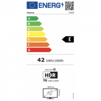 Televisor HISENSE 43" Qled 4K Uhd Smart TV Wifi Negro (43A6S)