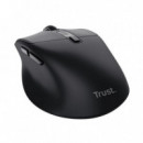 Ratón TRUST Zevo Ergonómico óptico Silencioso Rf Inalámbrico/bluetooth Negro (25991)
