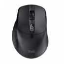 Ratón TRUST Zevo Ergonómico óptico Silencioso Rf Inalámbrico/bluetooth Negro (25991)