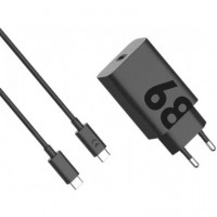 Cargador de Pared MOTOROLA 68W PD3.0 Carga Rápida Usb-c 1M Negro (119MOTO68W)
