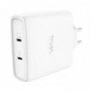 Cargador de Pared TRUST Maxo Gan Pd 3.0 100W 2XUSB-C Blanco (25528)