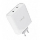 Cargador de Pared TRUST Maxo Gan Pd 3.0 100W 2XUSB-C Blanco (25528)