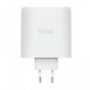 Cargador de Pared TRUST Maxo Gan Pd 3.0 100W 2XUSB-C Blanco (25528)