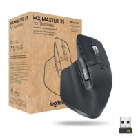 Ratón Inalámbrico LOGITECH Mx Master 3S Business, 8000 Dpi, 7 Botones, Grafito