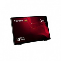 Monitor VIEWSONIC TD2465 24" IPS Táctil Multimedia (hdmi, Vga, Dp, Usb) con 3 Años de Garantía