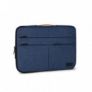 Funda SUBBLIM Air Padding 360 para Portátil 13.3"-14" Azul (SUBLS-AP36003)