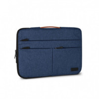 Funda SUBBLIM Air Padding 360 para Portátil 13.3"-14" Azul (SUBLS-AP36003)