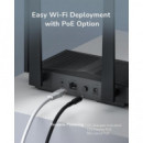 Punto de Acceso CUDY Wifi 6 Dual Band 1XRJ45 Ethernet Gbe Negro (AP3000D)