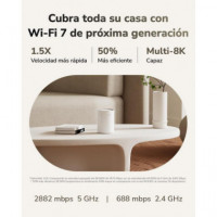 Sistema Mesh CUDY BE3600 3XRJ45 Wifi 7 Dual Band (M3600 2-PACK)
