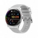 Smartwatch MAXCOM Ecowatch EW05 Plata con Llamadas BLUETOOTH