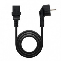 Cable de Alimentación NANOCABLE Schuko CEE7/7 a C13 para Pc, 1.5M