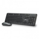Kit Teclado y Ratón NGS Wireless Negro (serenitykitspanish)