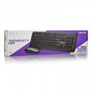 Kit Teclado y Ratón NGS Wireless Negro (serenitykitspanish)