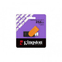 Pendrive KINGSTON Datatraveler Exodia S USB Type-a USB 3.2 256GB Negro Naranja DTXS/256GB