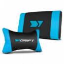 Silla Gaming DRIFT DR35 Negra/azul