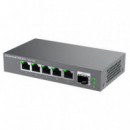 Switch GRANDSTREAM 8XRJ45 1XSFP+ Ethernet Lan Gbe Poe Negro (GWN7701P)