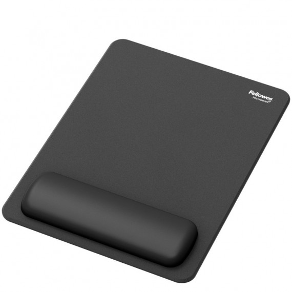 Alfombrilla Reposamuñecas FELLOWES Xl Silicona Negra (100142560)