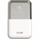 Power Bank LEOTEC LEPOW22W10WS 10000MAH 22.5W Blanco Plata