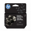 Tinta Hp 302XL/304XL 300 Páginas Negro (B7RT9AE)  HEWLETT PACKARD