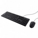 Teclado y Ratón TRUST Primo USB con Diseño Alemán (qwertz)
