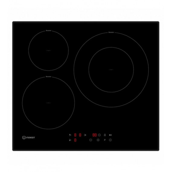 Placa de Inducción INDESIT Is F 13Q60 Ne de 4 Zonas con Touch Control