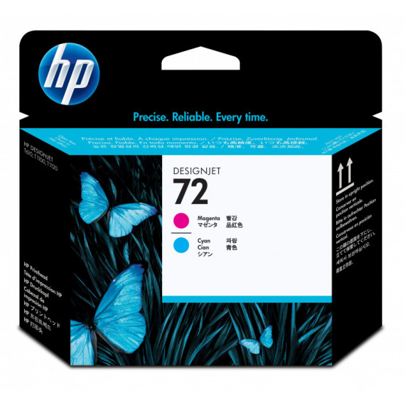 Cabezal de Impresión Hp Designjet 72 Magenta/cian para T610/T620/T770 (C9383A)  HEWLETT PACKARD