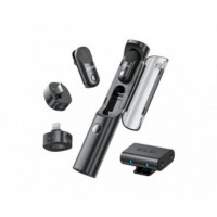 Micrófono Inalámbrico BOYA MAGIC-01 (2 Tx + 1 Rx) 4-EN-1 Usb-c/lightning/trs 3.5MM