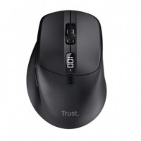 Ratón TRUST Zevo Inalámbrico Recargable BLUETOOTH Rf 4000 Dpi Negro