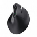 Ratón Ergonómico Inalámbrico TRUST Vyran Hyperscroll Negro