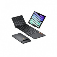 Teclado Plegable PROTOARC XK01TP Trackpad BLUETOOTH Negro (CP015113)
