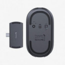 Ratón PROTOARC Hubmouse Inalámbrico BLUETOOTH Recargable Multidispositivo Negro (CP013076)