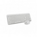 Teclado + Ratón LOGITECH Desktop MK250 Inalámbrico Rf + BLUETOOTH Blanco (920-013544)