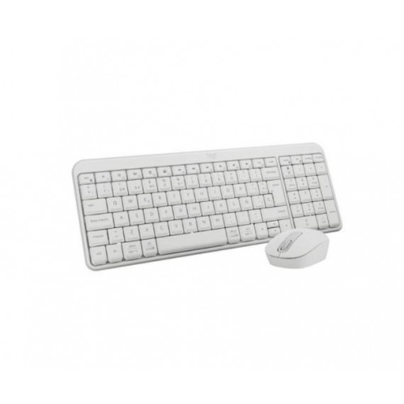 Teclado + Ratón LOGITECH Desktop MK250 Inalámbrico Rf + BLUETOOTH Blanco (920-013544)