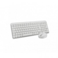 Teclado + Ratón LOGITECH Desktop MK250 Inalámbrico Rf + BLUETOOTH Blanco (920-013544)