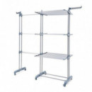Tendedero Vertical Extensible con Ruedas INNOVAGOODS (hasta 141 Cm)